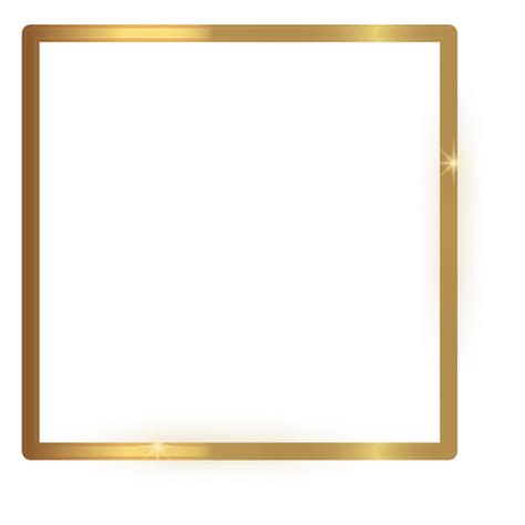 Gold Frame Border Square Golden Frame Png Free Transparent Png | Images and Photos finder