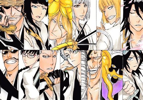 Captains of the 13 Squads | Bleach fanart, Bleach anime, Bleach art