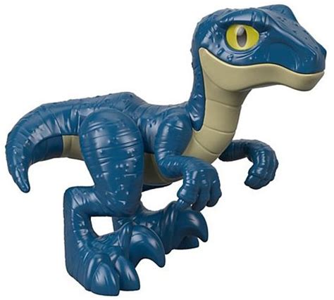 Fisher Price Jurassic World Imaginext Raptor Mini Figure Blue - ToyWiz