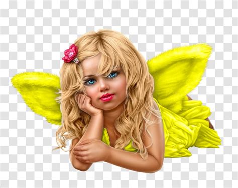 Cherub Angel Fairy Photography Clip Art - Long Hair Transparent PNG