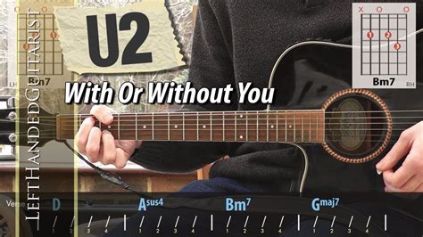 U2 – With Or Without You | acoustic guitar lesson | Guitar Techniques and Effects