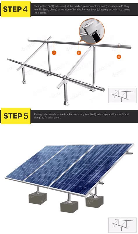 Easy Installation Ground Solar Panel Mounting System For Solar Panel ...