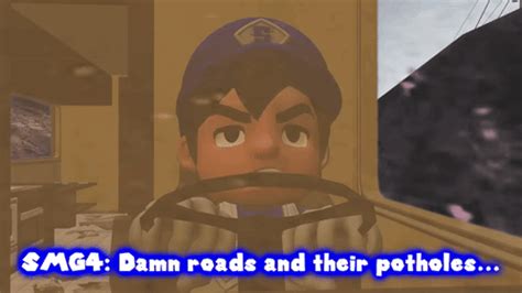 Smg4 Roads GIF - Smg4 Roads Potholes - Discover & Share GIFs