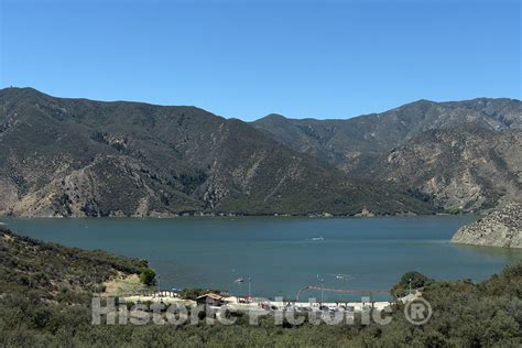 California Photo - Pyramid Lake, a Reservoir Formed by Pyramid Dam on - Historic Pictoric