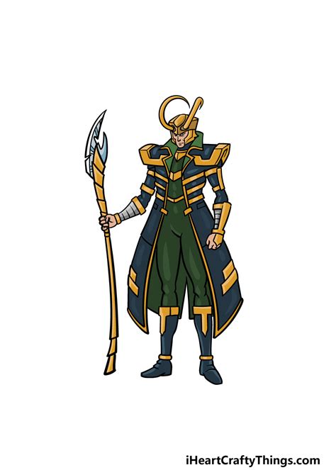 Loki Full Body Drawing