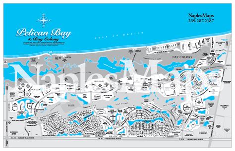 Map PelicanBay (customized sample) Naples Florida