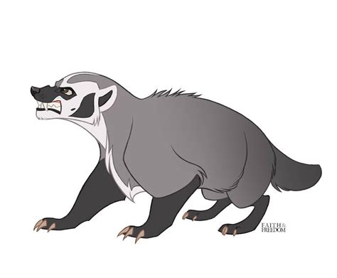 American Badger by faithandfreedom on DeviantArt | Cartoon drawings of ...