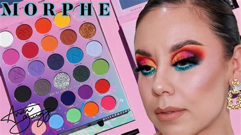 COLORFUL MAKEUP TUTORIAL MORPHE X AVANI GREGG PALETTE - YouTube