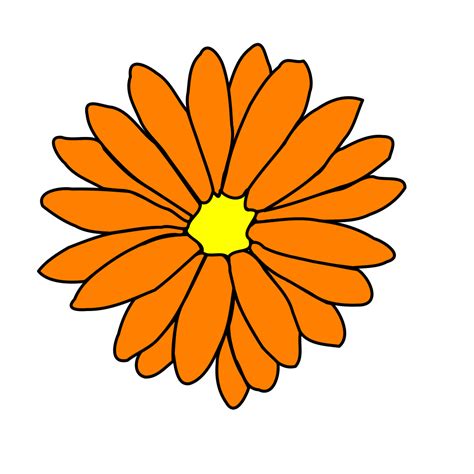 Orange Flower PNG, SVG Clip art for Web - Download Clip Art, PNG Icon Arts