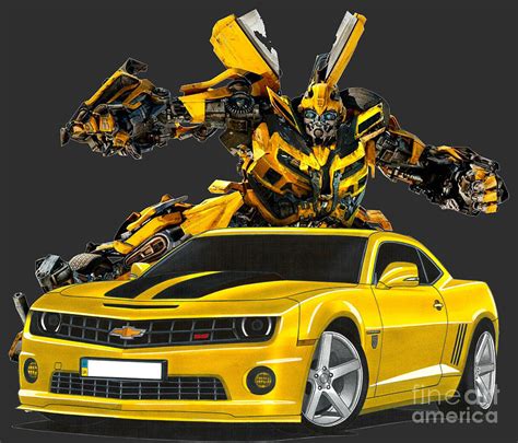 Chevrolet Camaro SS Bumblebee Transformers Drawing by Vladyslav ...