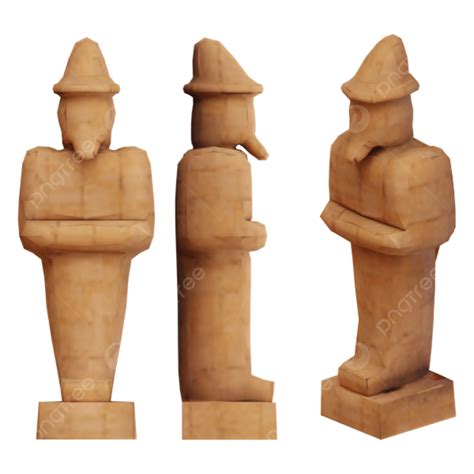 Ancient Egypt Statue In Different Views, Ancient Egypt Statue, Egypt ...