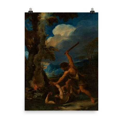 Cain Slaying Abel by Pier Francesco Mola Poster Print - Etsy