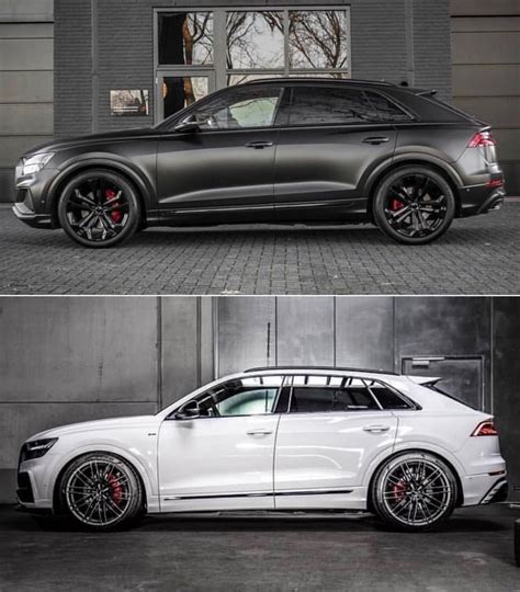 2019 Audi Q8 Custom Everything Black or White, #Audi #Black #Custom #modifiedcarprojects #wh ...