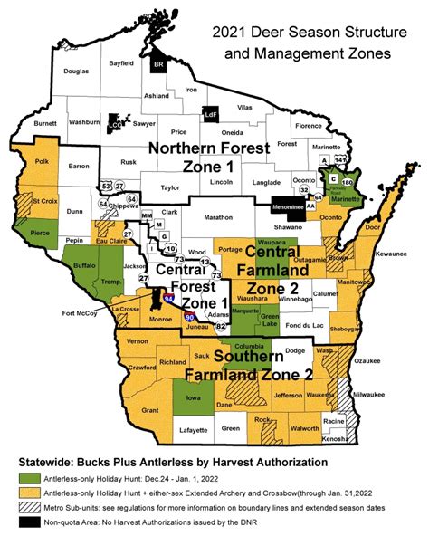 Wi Dnr Public Land Map - United States Map