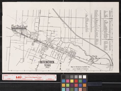 [Map of Hitchcock, 1962] - The Portal to Texas History