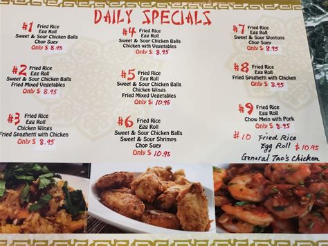 Menu at Golden Dragon Restaurant, Timmins