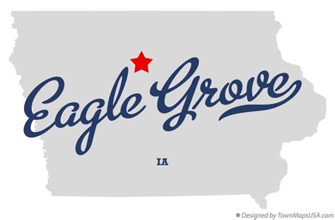 Map of Eagle Grove, IA, Iowa