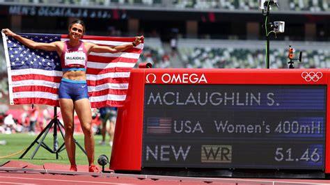 American Sydney McLaughlin breaks world record to win women's 400 hurdles - The Japan Times