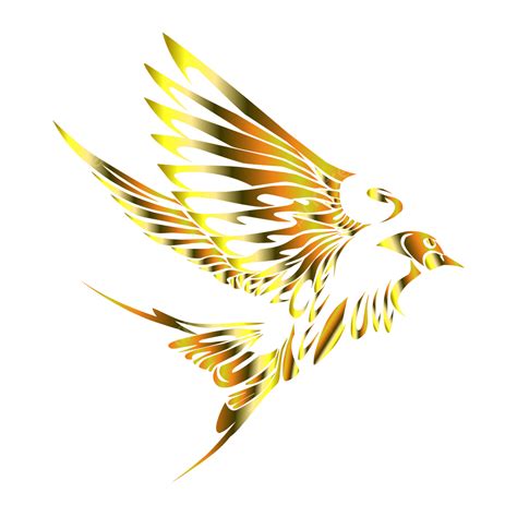 Golden Flying Birds Logo, Golden, Bird, Flying PNG and Vector with Transparent Background for ...