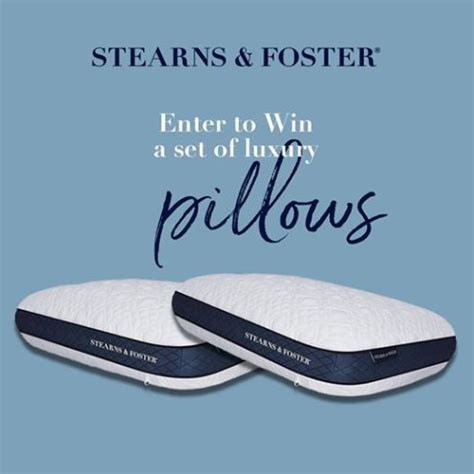 Stearns & Foster Contest: Win a set of luxury pillows | Contests in Canada