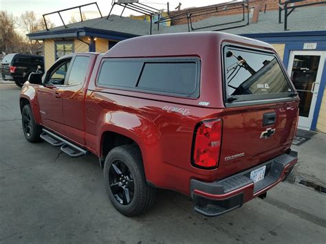 2017-chevy-colorado-are-mx-series-topper-red - Suburban Toppers