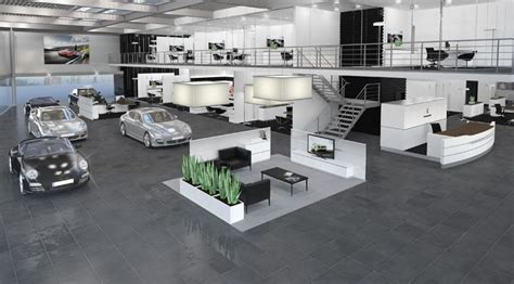 Porsche showroom by The Store Designers® » Retail Design Blog | Car showroom interior, Car ...