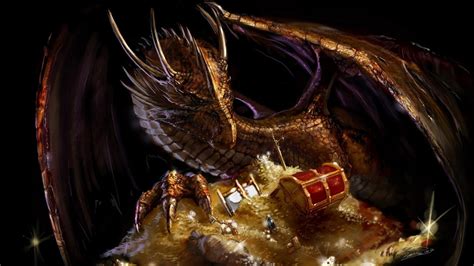 1600x900 dragon, treasure, gold 1600x900 Resolution Wallpaper, HD Fantasy 4K Wallpapers, Images ...