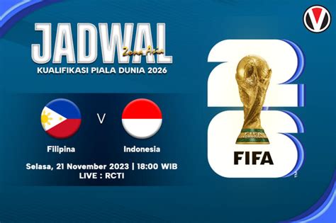 Link Live Streaming Timnas Indonesia Vs Filipina di Kualifikasi Piala Dunia 2026 - Dafunda.com