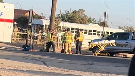 Two dead, several injured in northeast El Paso crash involving military bus