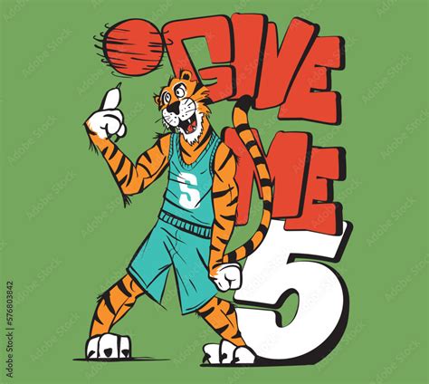 vector tiger illustration for t shirt print designs Stock Vector | Adobe Stock