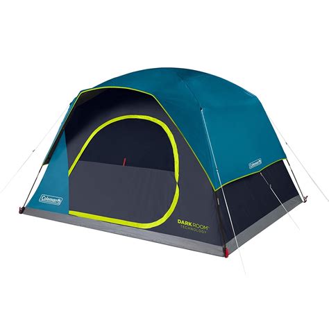 Coleman Camping Tent | Dark Room Skydome Tent, Blue, 6 Person