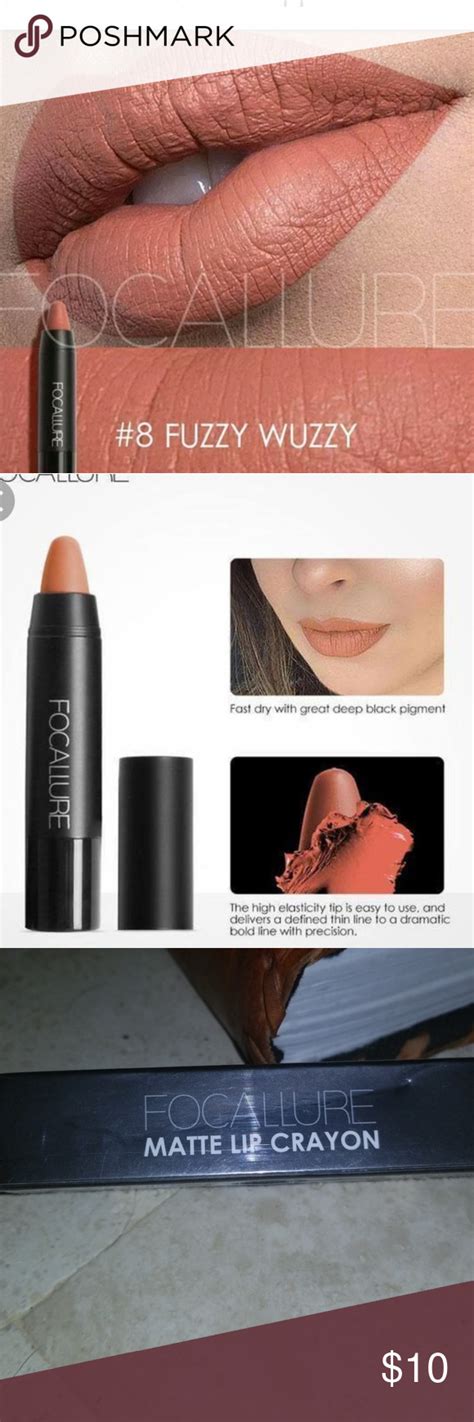 FOCALLURE Matte Lipstick Crayon - FUZZY WUZZY | Crayon lipstick, Lipstick, Matte lipstick