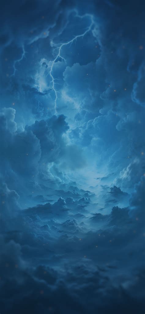 Clouds & Lightnings Blue Wallpapers - Blue Clouds Wallpapers 4k