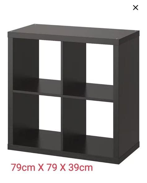 IKEA black colour shelf cabinet, Furniture & Home Living, Furniture ...