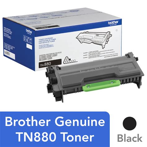 Brother Genuine Super High Yield Toner Cartridge, TN880, Replacement Black Toner, Page Yield Up ...