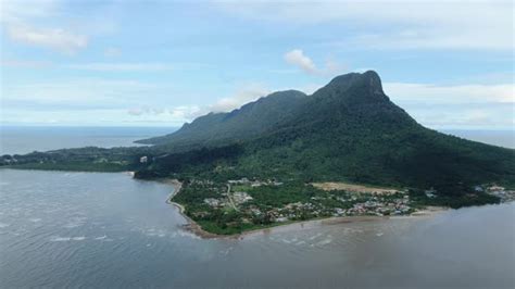 The Beaches at the most southern part of Borneo Island, Stock Footage