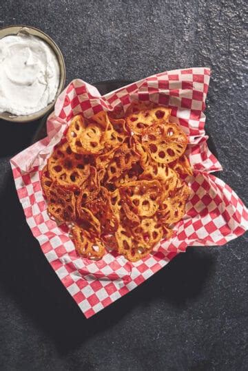 Lotus Chips (easy lotus root chips) - Redwood Kitchen