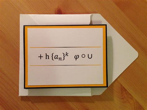 Thank You Math Themed Thank You Card Geek Thank You Card Maths Thank ...