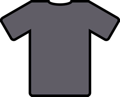 Clipart - grey t-shirt
