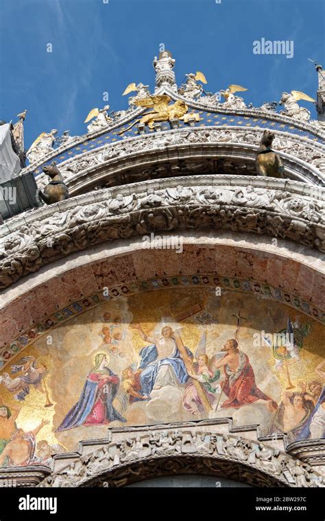 Venice 2011, Basilica San marco mosaics Stock Photo - Alamy