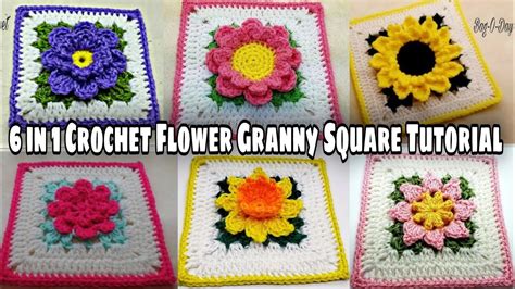 Crochet Flower Granny Square Blanket Pattern | Best Flower Site