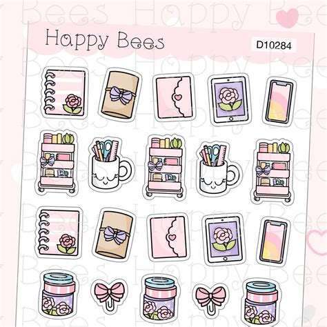 Planning Doodles Cute Planner Cart Tablet Phone Planner - Etsy