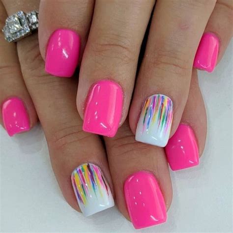 Pin by Loli on Uñas | Dipped nails, Short acrylic nails designs, Cute ...