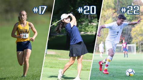 Trio of teams ranked in the Top-25 - Carleton College