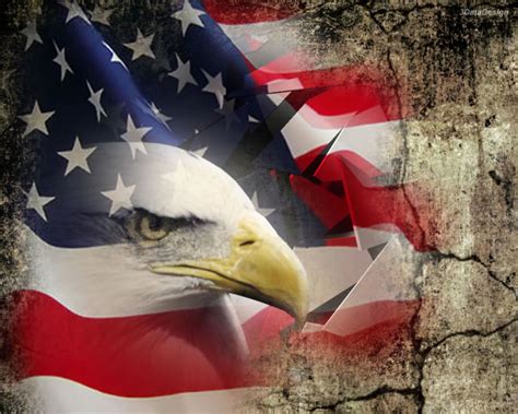 American Flag with Eagle Wallpaper - WallpaperSafari