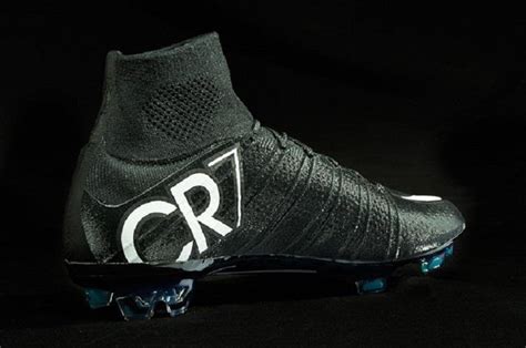 SIZE 8 size Free Shipping Nike CR7 mercurial High Cleats FG black all size soccer shoes WITHOUT BOX