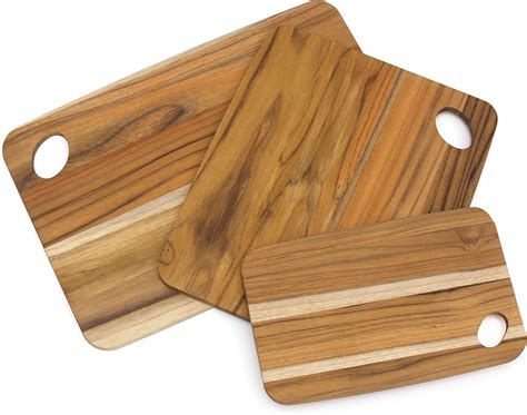 Amazon.com: Lipper International 7239 Teak Wood Cutting Boards with ...