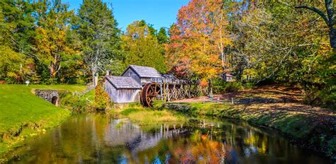 Exploring Mabry Mill on the Blue Ridge Parkway in Virginia