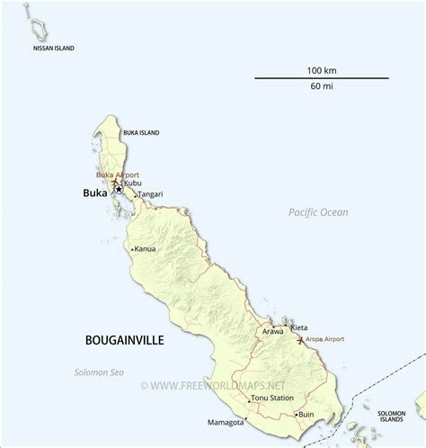 Bougainville Maps