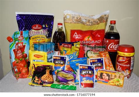 Daily Grocery Products Kept On Display Stock Photo (Edit Now) 1716077194